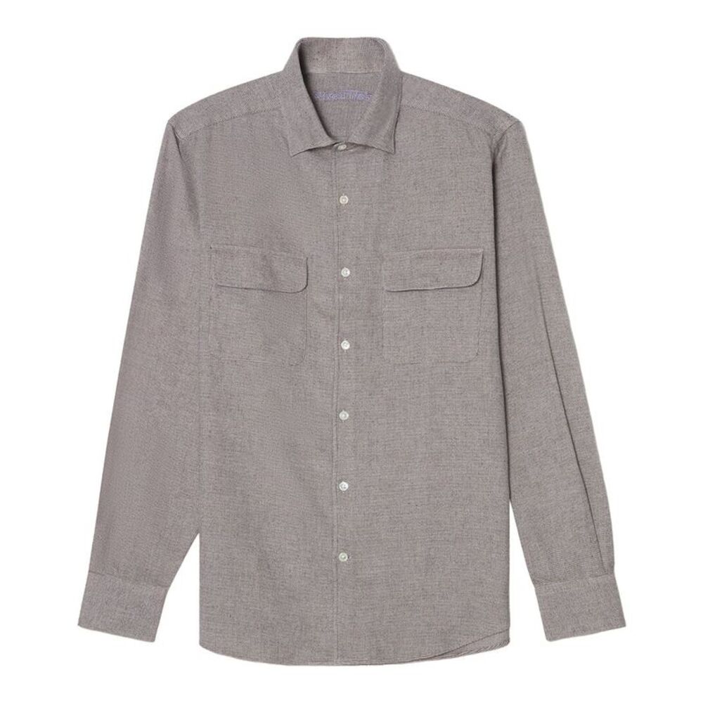 Robert Talbott Mens  Morgan Workshirt Luxe Flannel Shirt